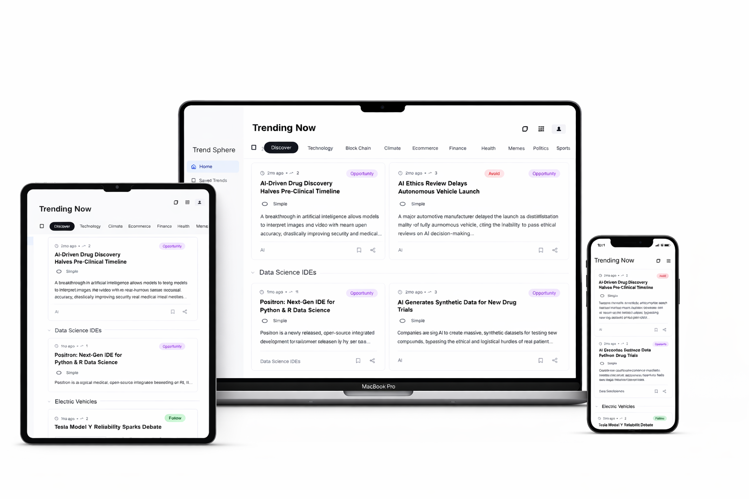 TrendSphere hero image